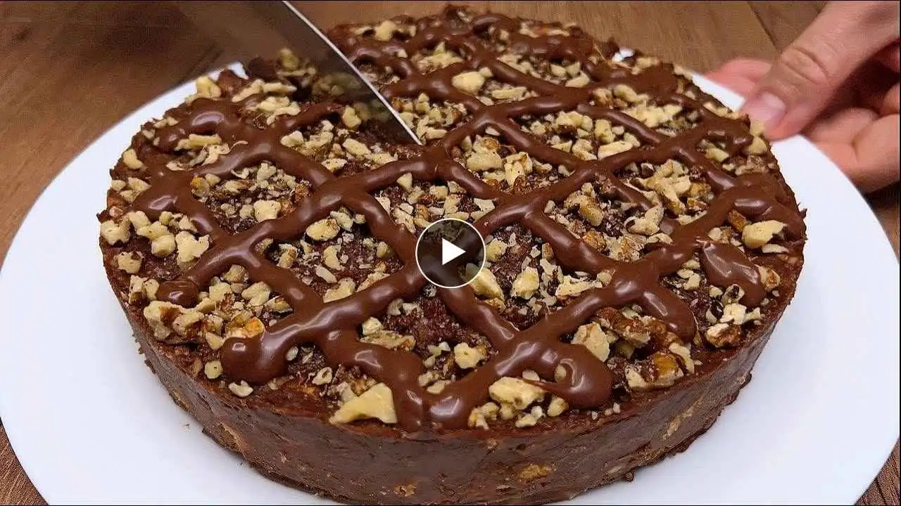 New chocolate cake in 15 minutes! Dessert that just melts in your mouth ...