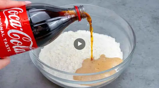 Just add Cola to the flour and the result will blow you away!